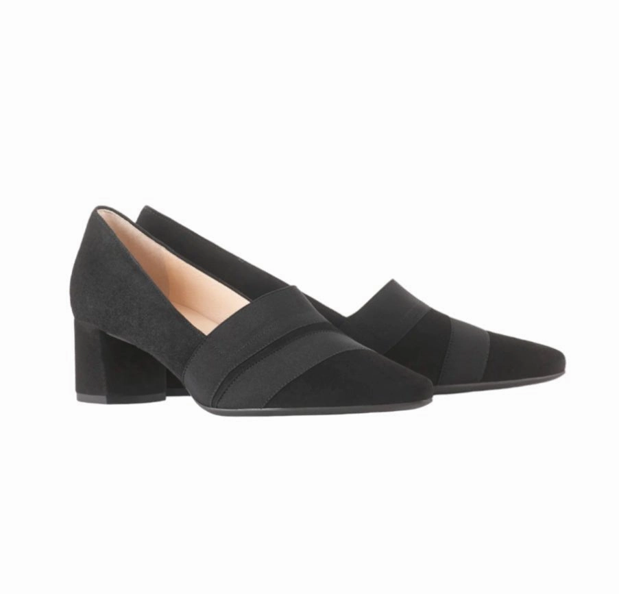 174542 Lady Black Suede Pump