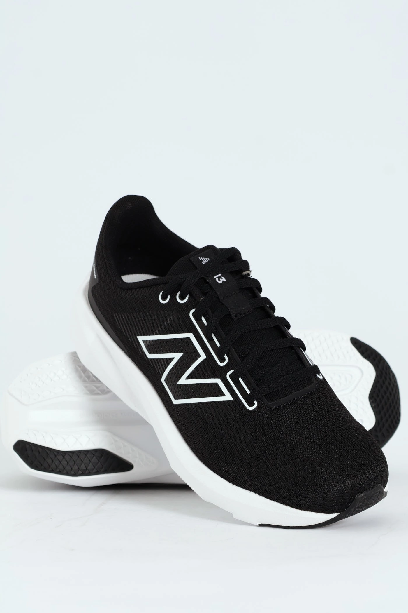 413 V3 Athleisure Trainer - Black/White