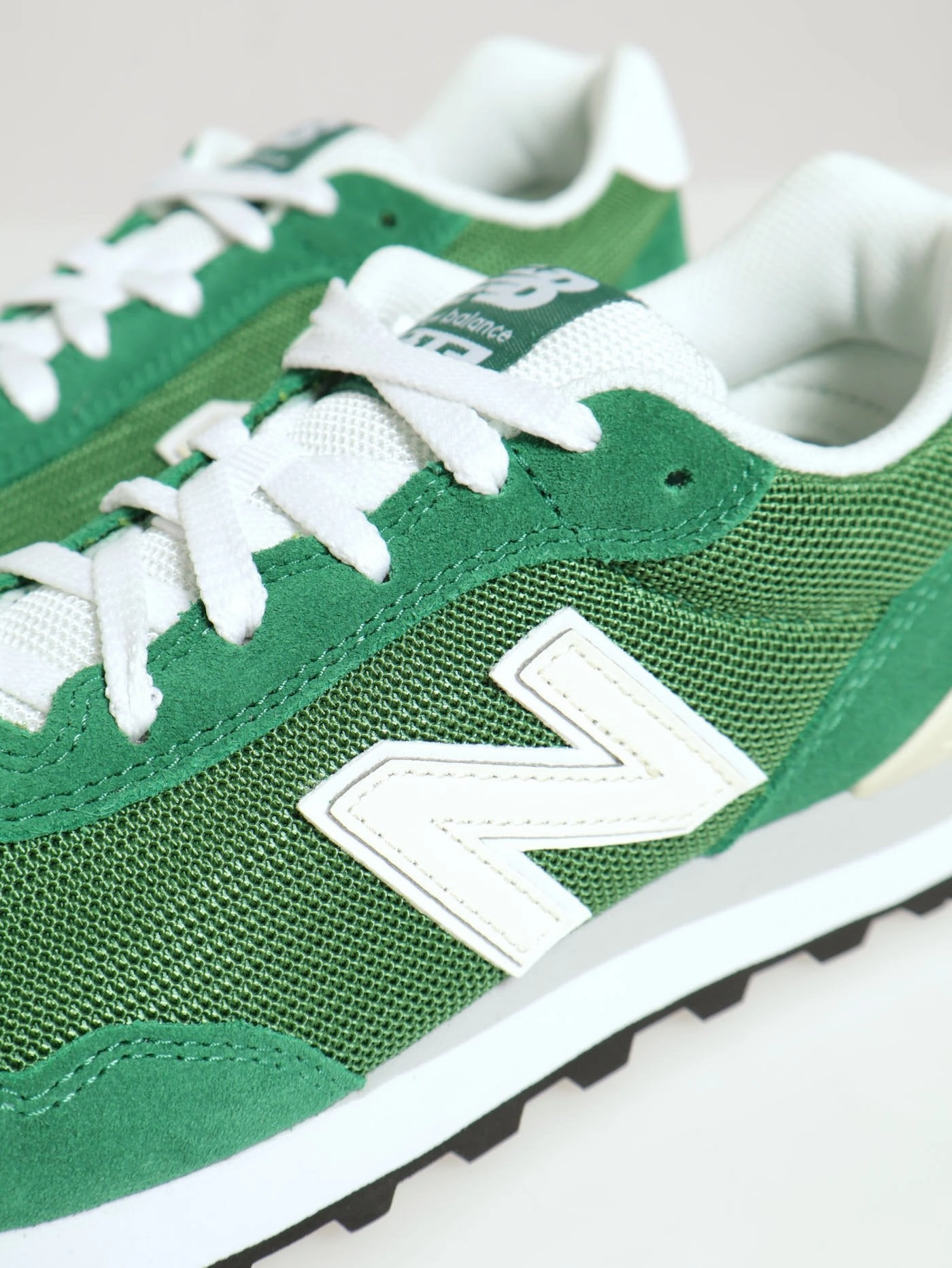 515 Panelled Cleted Sole Lace Up Sneaker - Forest Green