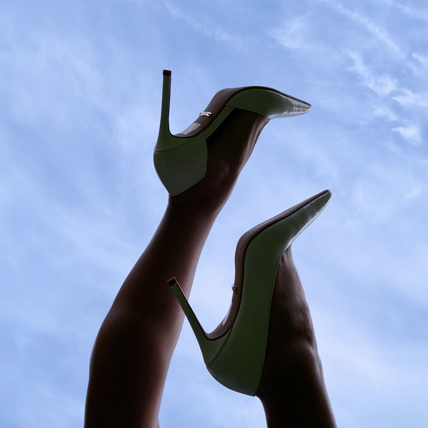 *LALITA BLACK  - d'orsay cut heel
