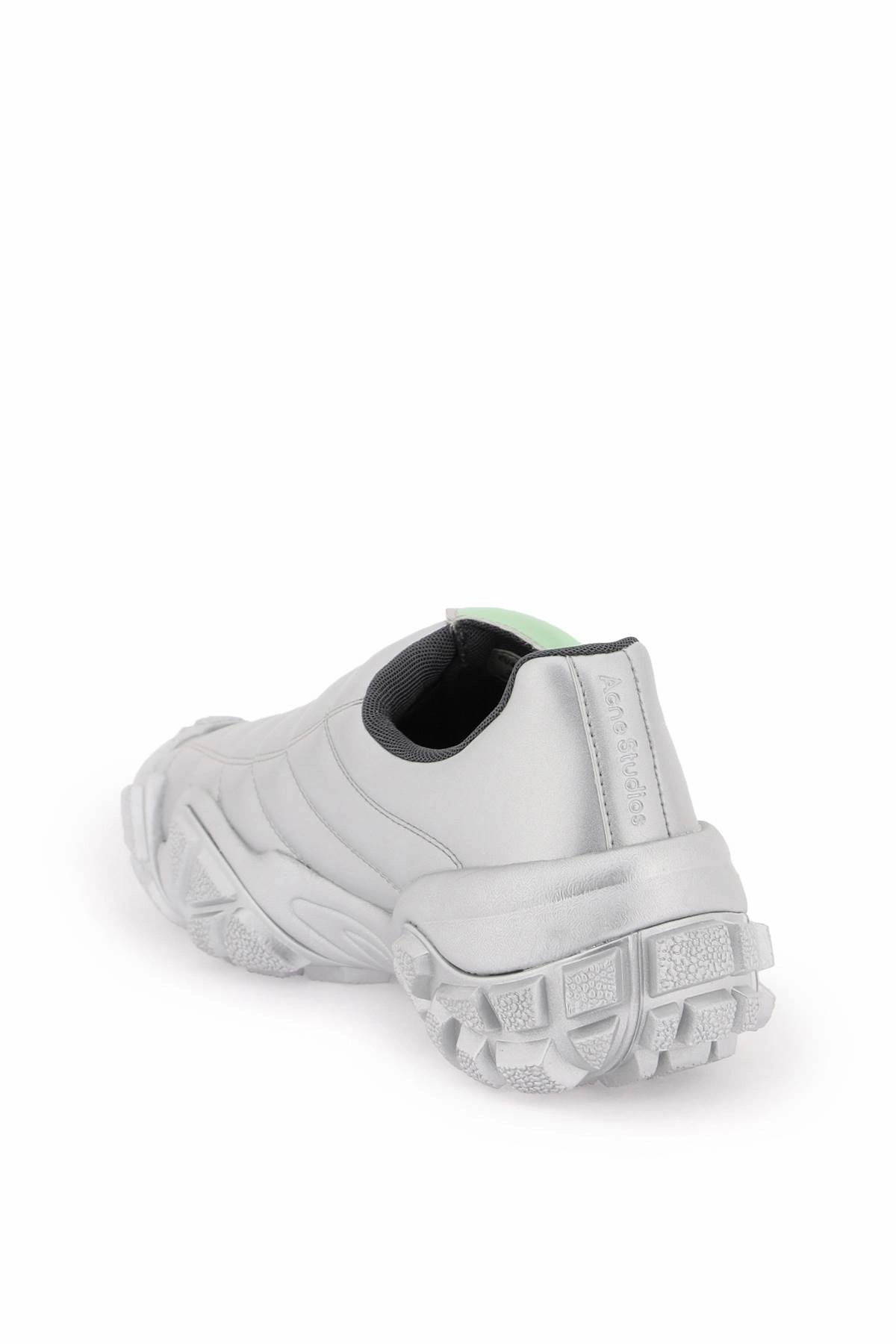 Acne studios laminated faux leather sneakers