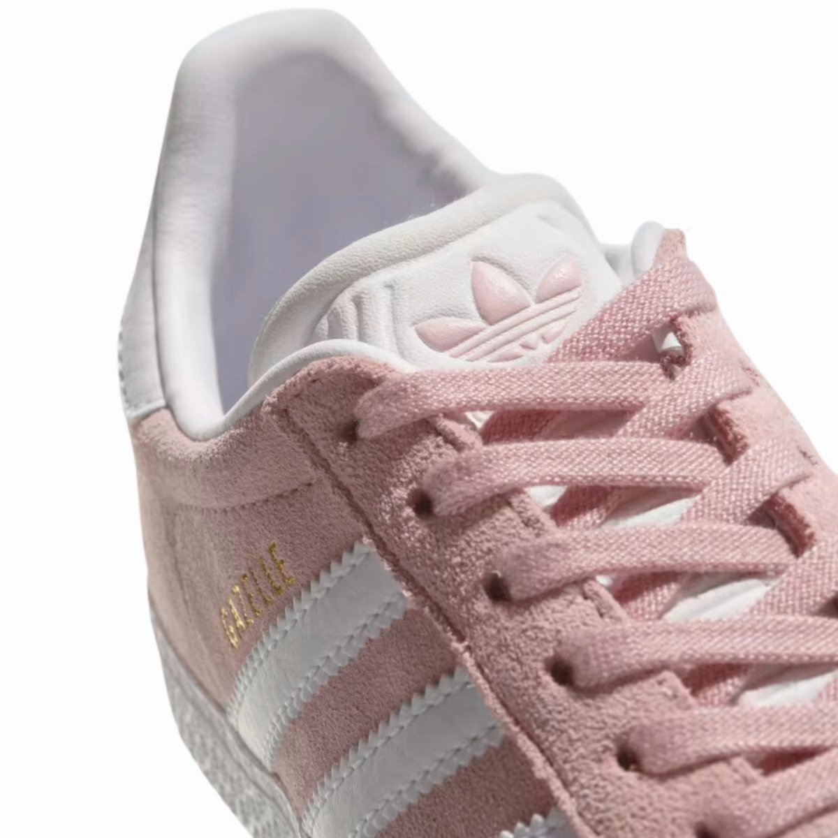 Adidas Girl's (Preschool) Gazelle Icey Pink/Cloud White/Gold Metallic