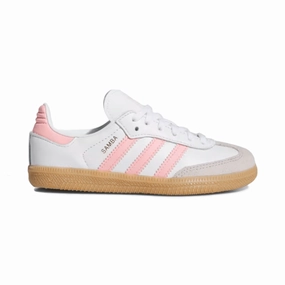 Adidas Kid's (Preschool) Samba OG Cloud White/Semi Pink Spark/Gum