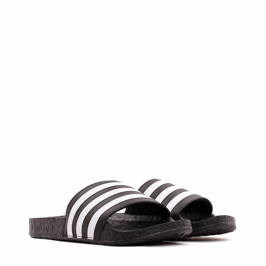 Adidas Men Adilette Boost Black White FU9884