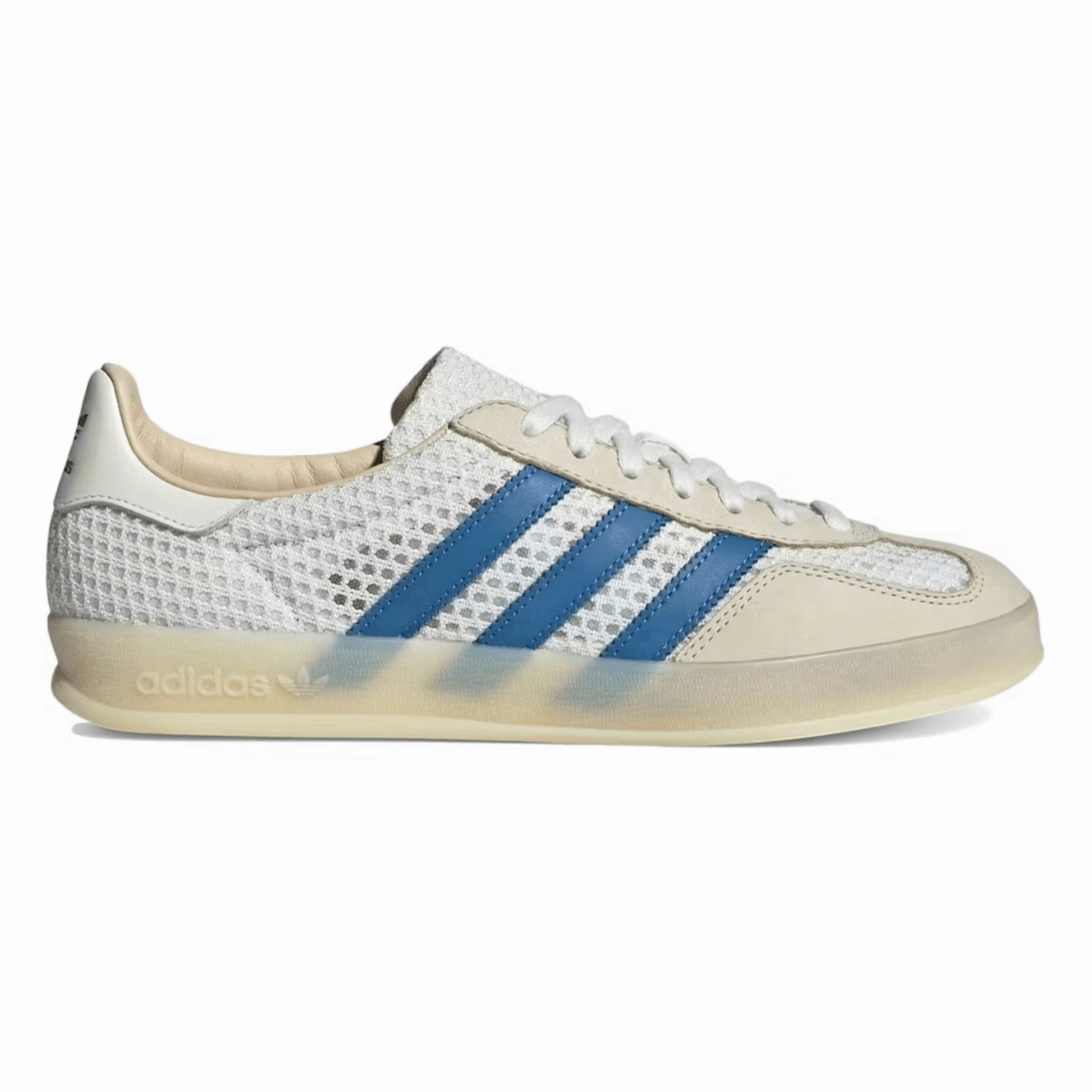 Adidas Men's Gazelle Indoor Off White/Focus Blue/Warm Vanilla