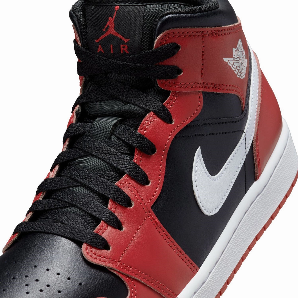 Air Jordan 1 Mid 'Gym Red Black Toe'