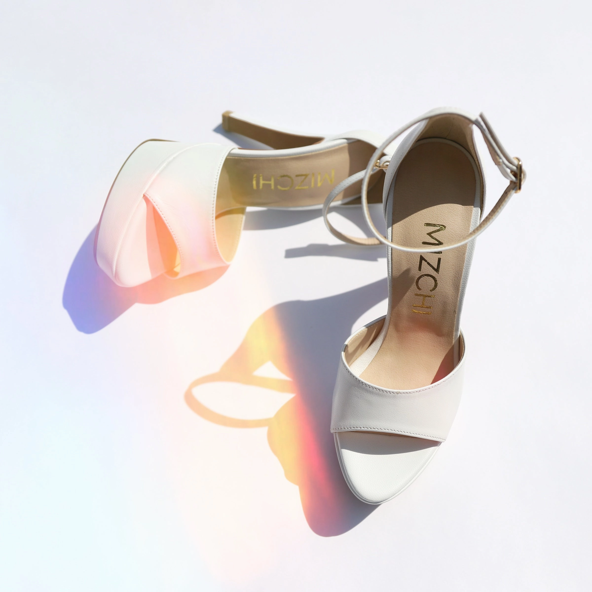 AMBIKA - ankle strap platform