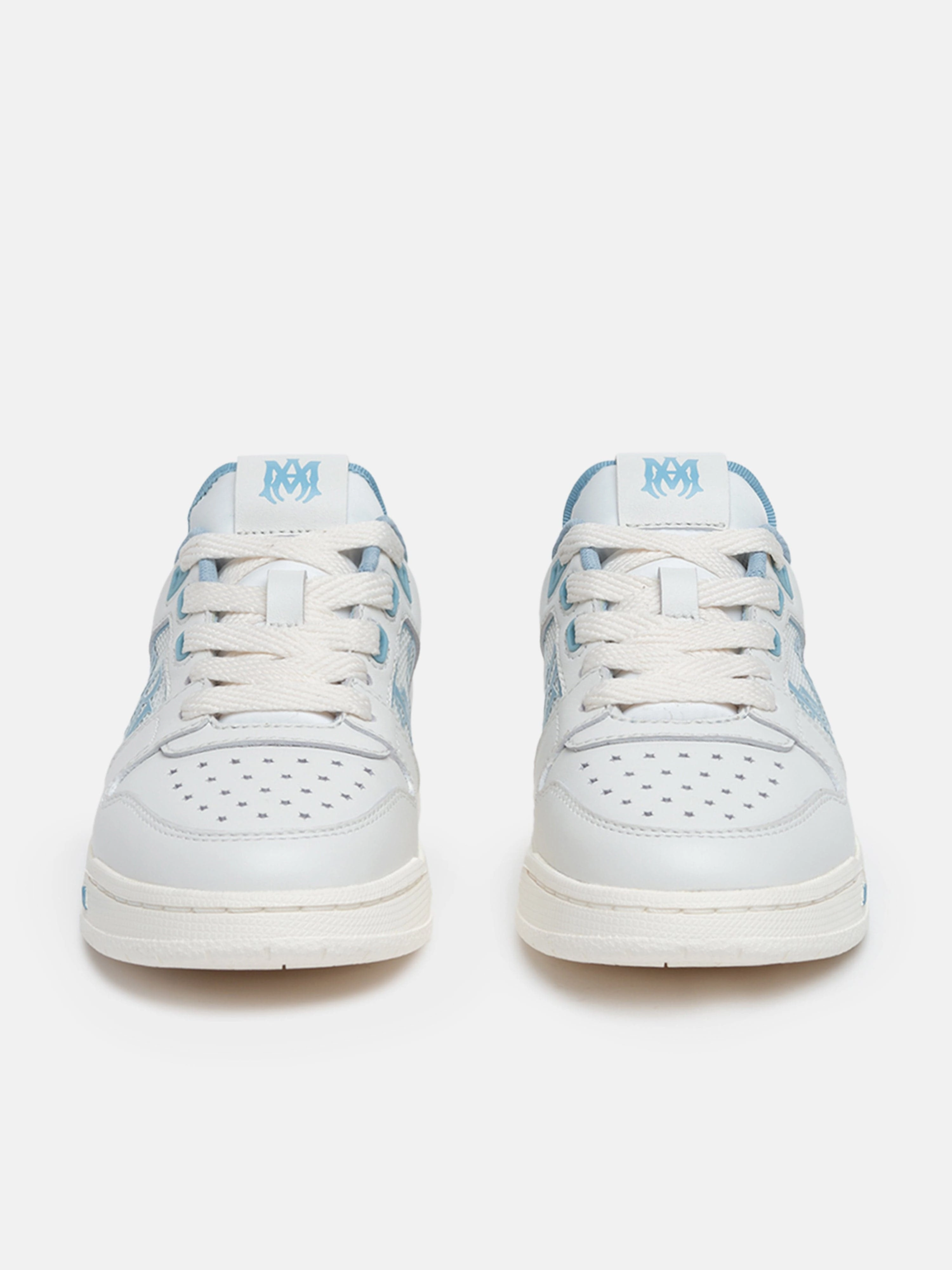 Amiri Kids Leather Classic Low Trainers in Blue