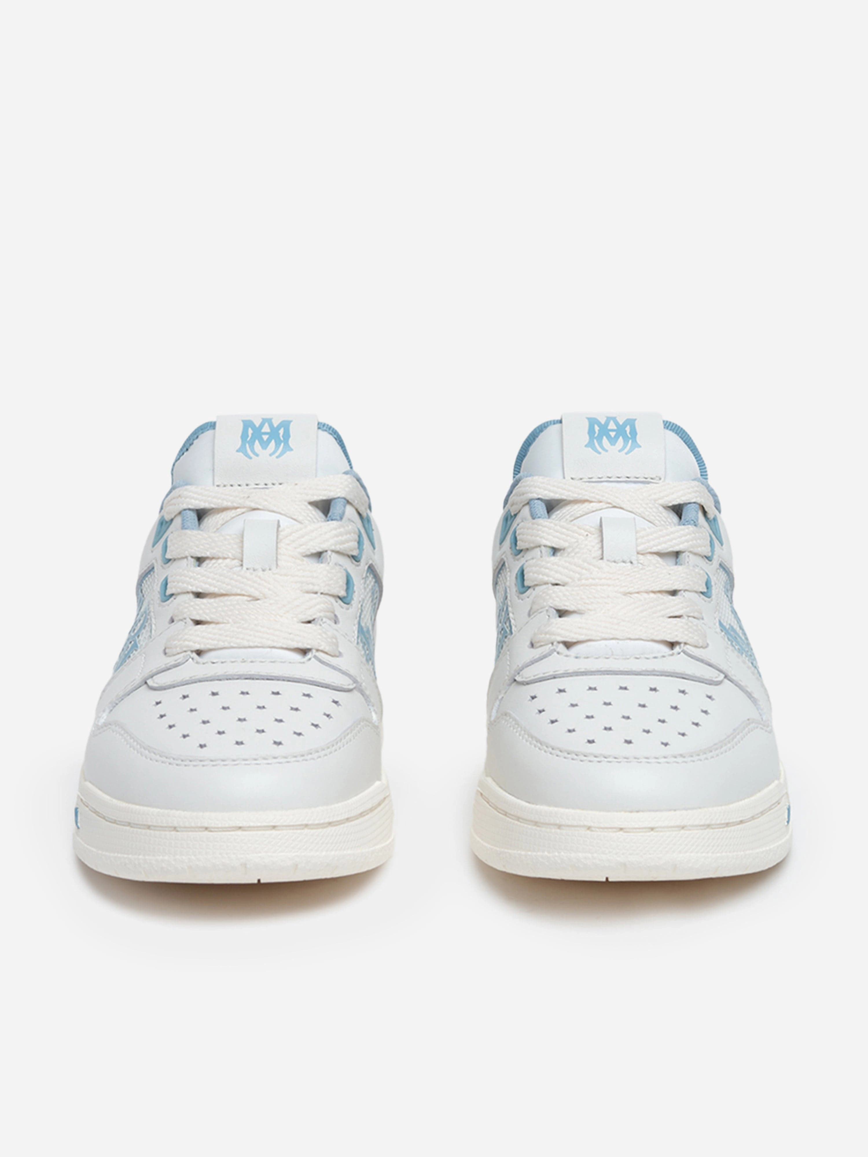 Amiri Kids Leather Classic Low Trainers in Blue