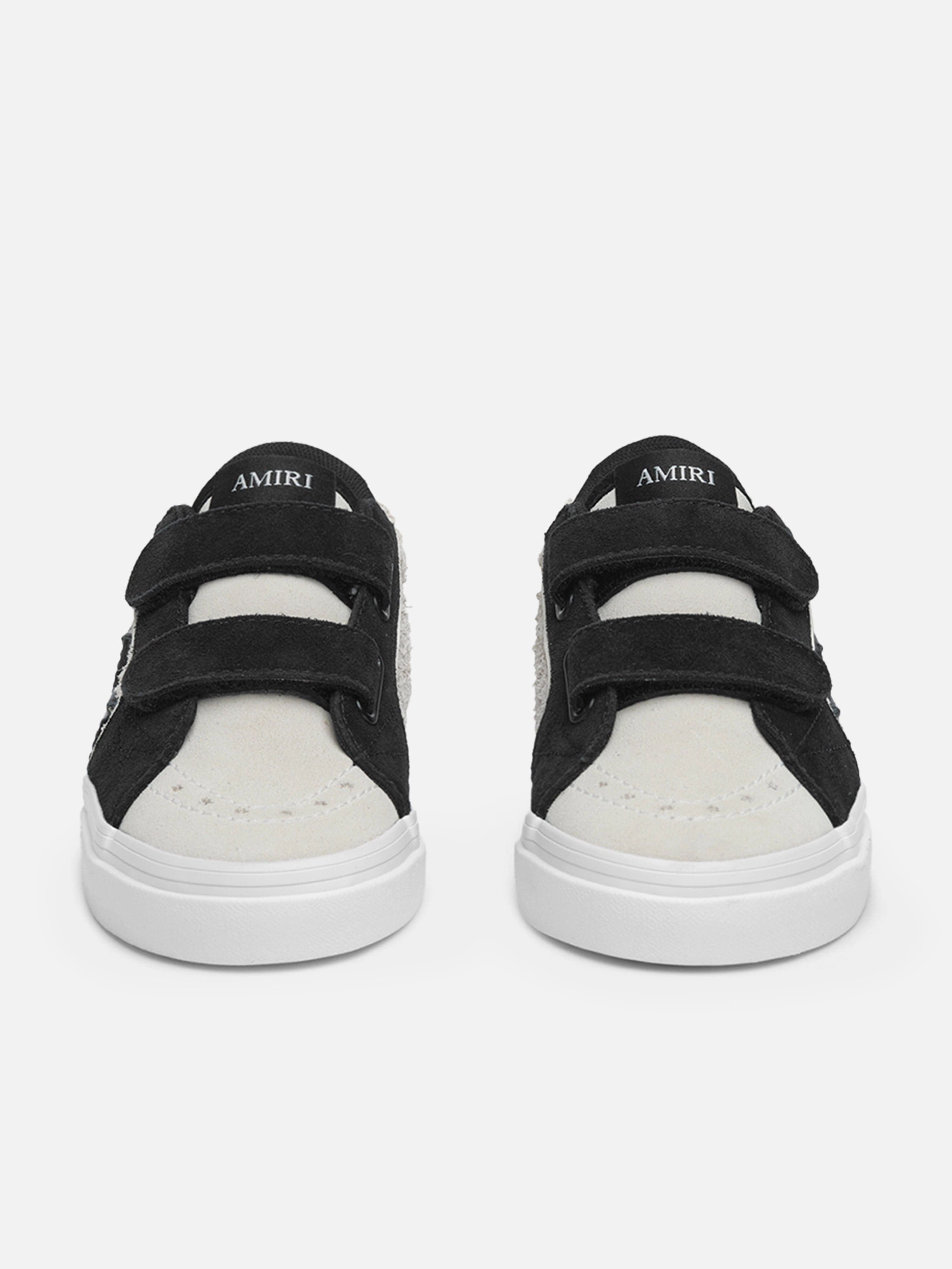 Amiri Kids Leather Sunset Skate Low Trainers in Black
