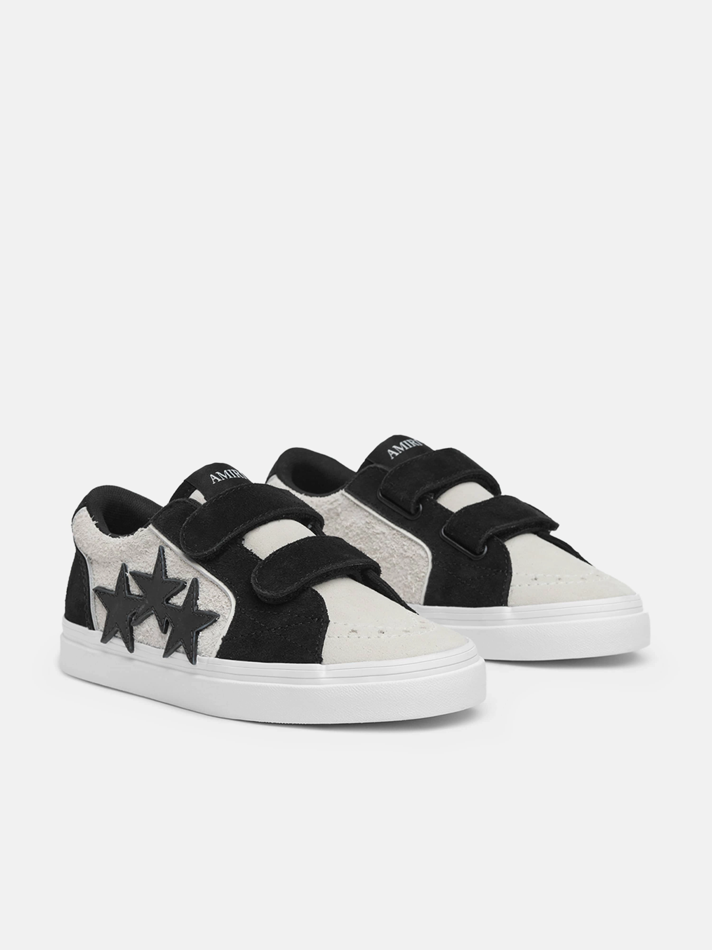 Amiri Kids Leather Sunset Skate Low Trainers in Black