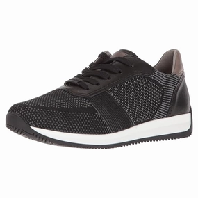 Ara Louie Black Leather Sneaker (Men's)