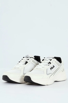 Arturo Lace Up Trainer - White/Black
