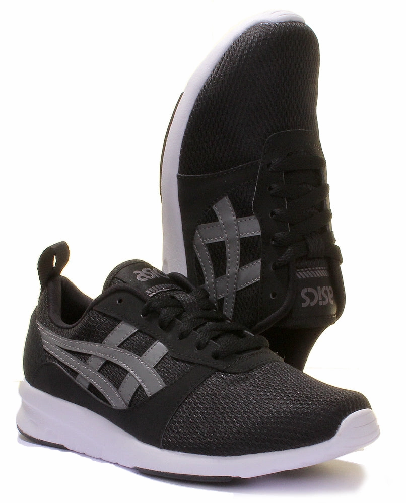 Asics Lyte Jogger In Black White