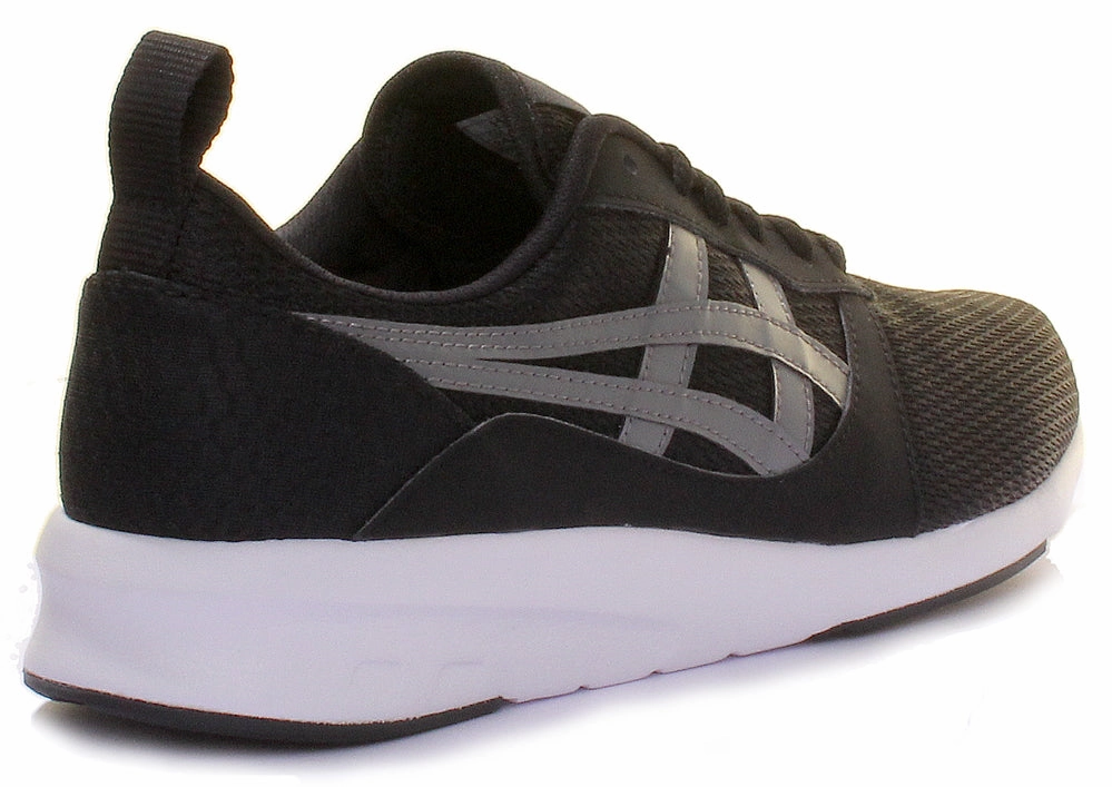 Asics Lyte Jogger In Black White