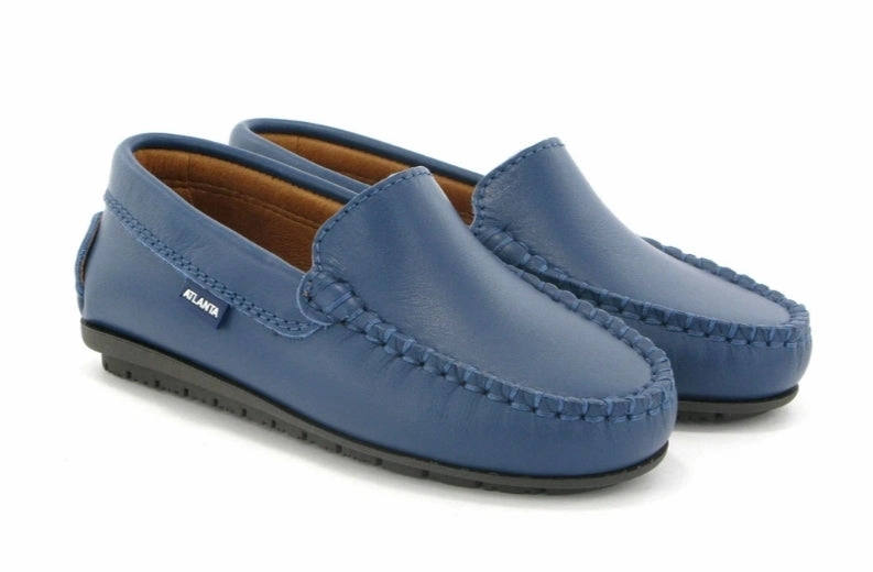 Atlanta Mocassin Blue Ocean Smooth Leather Loafer