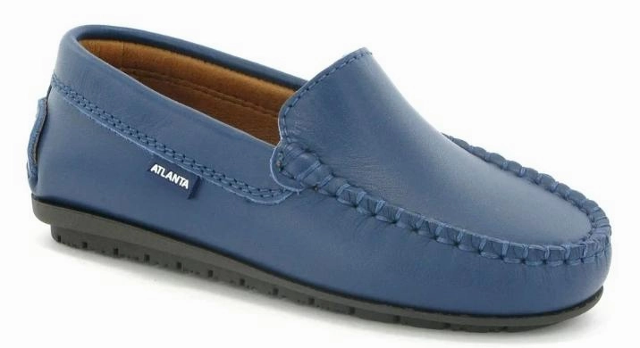 Atlanta Mocassin Blue Ocean Smooth Leather Loafer
