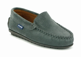 Atlanta Mocassin Grey Suede Loafer