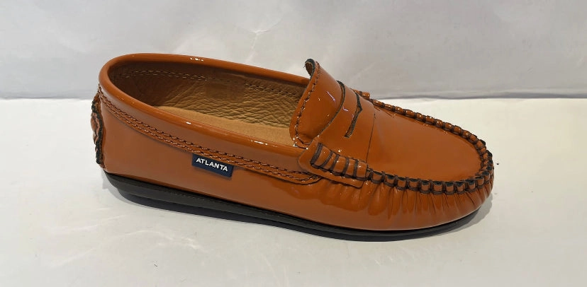 Atlanta Mocassin Penny Cuoio Patent Loafer