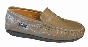 Atlanta Mocassin Toffee Patent Penny Loafer
