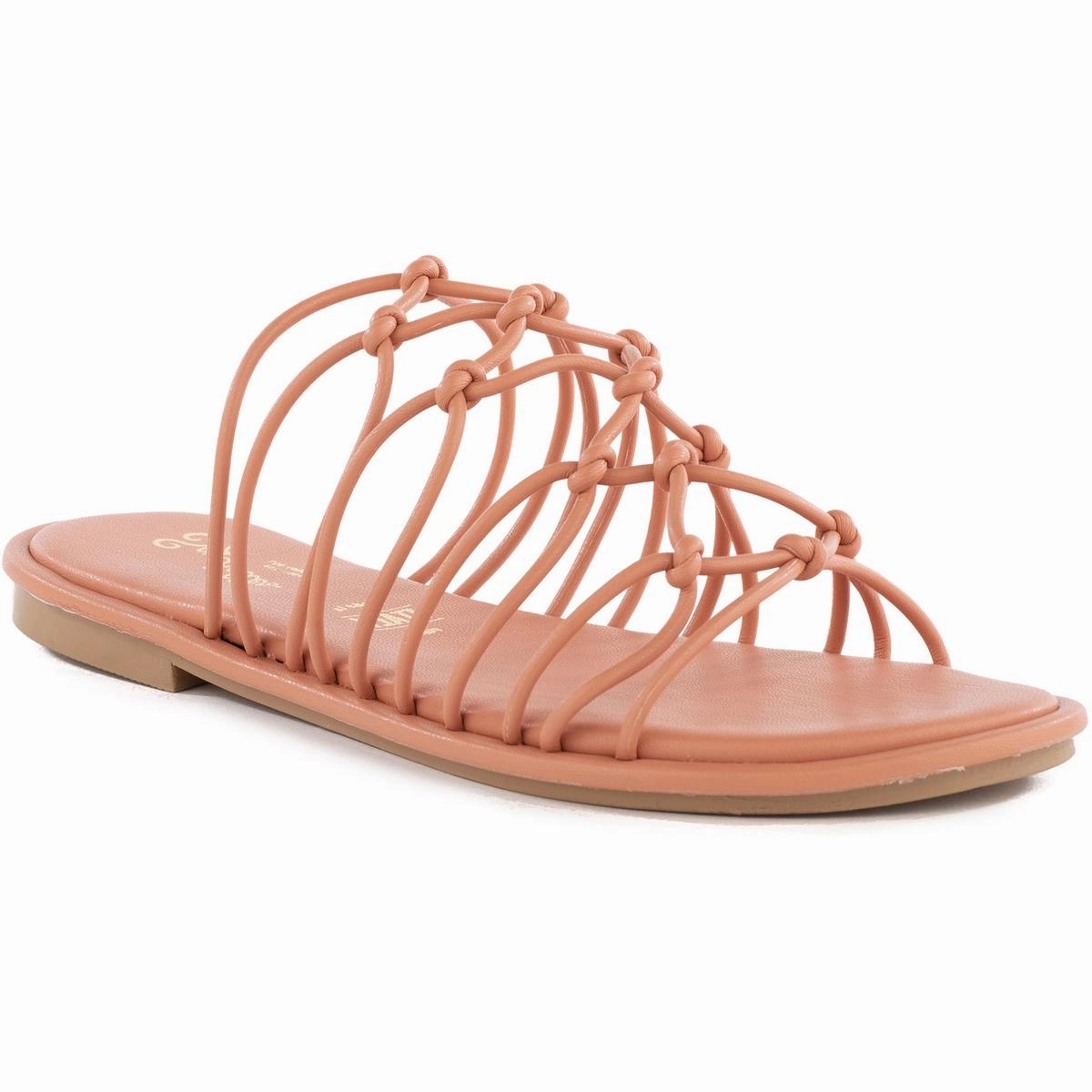 Authentic Womens Faux Leather Open Toe Gladiator Sandals