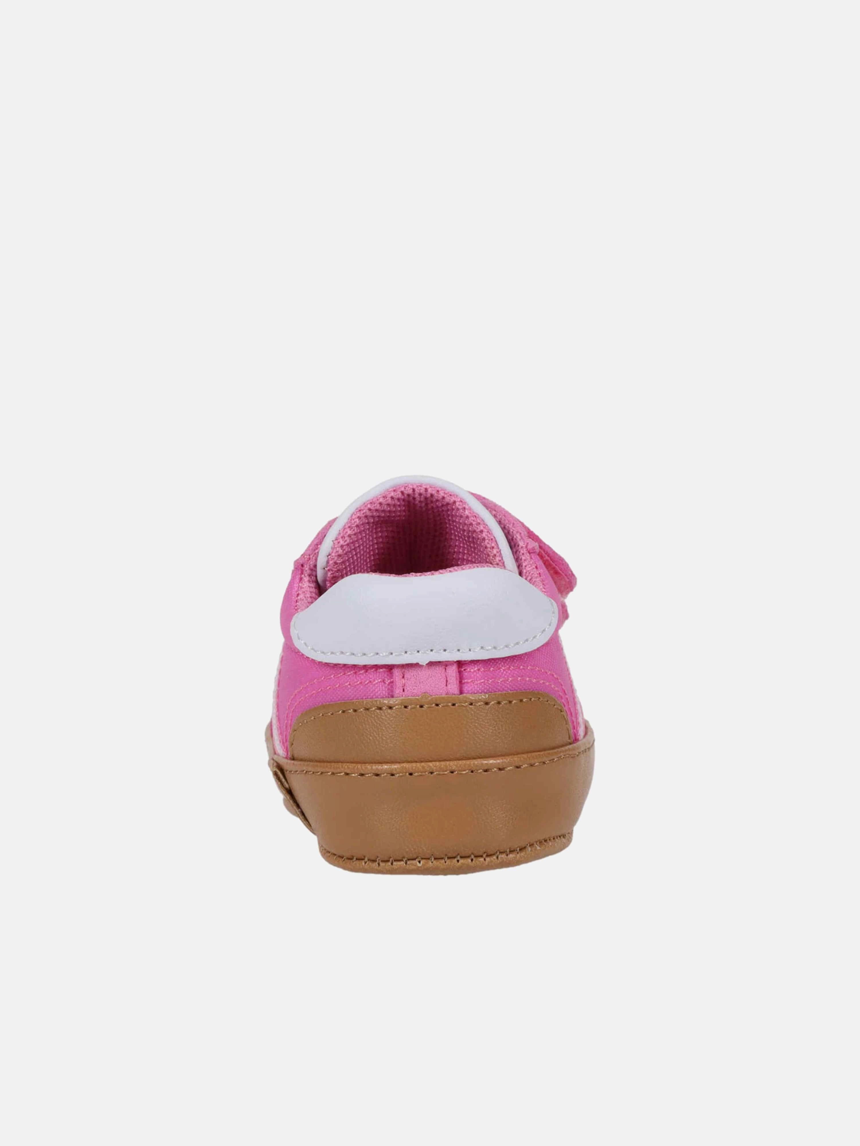 Baby Girls Heritage Court III T-Toe EZ Trainers in Pink