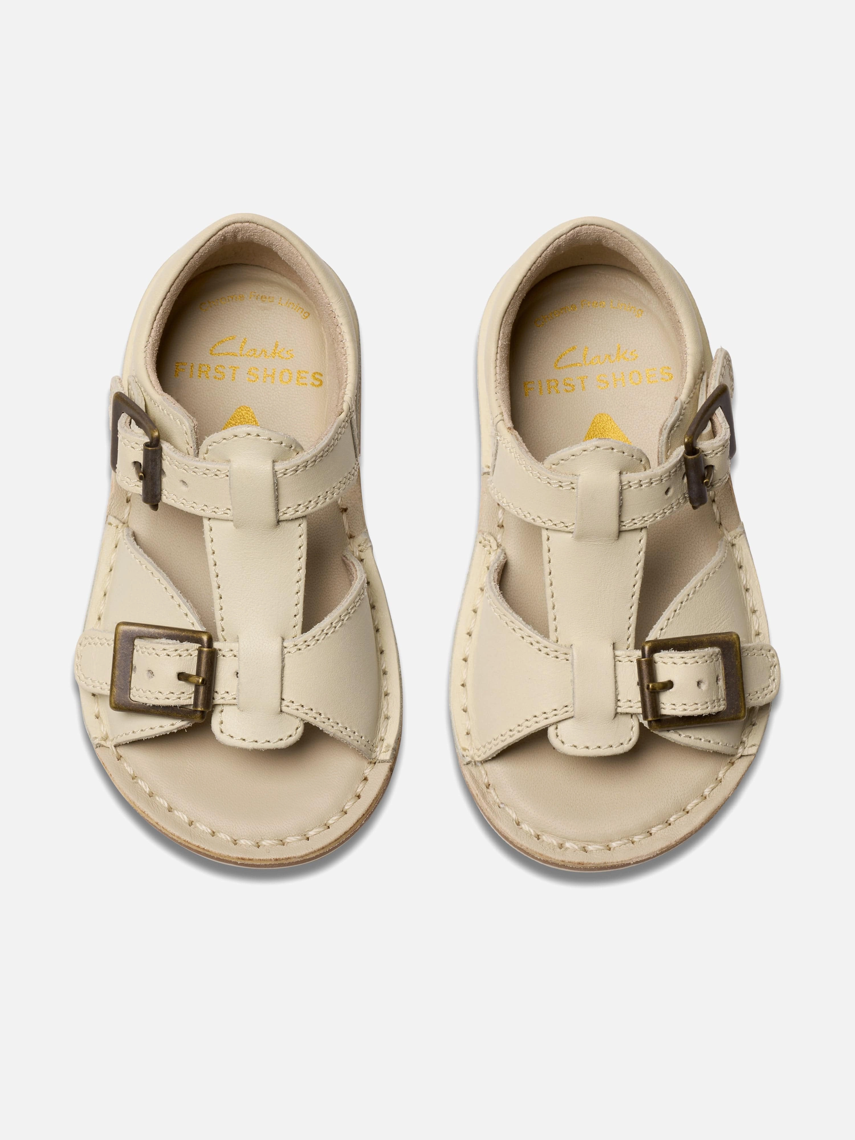 Baby Girls Leather Play Sun Reef Sandals in White