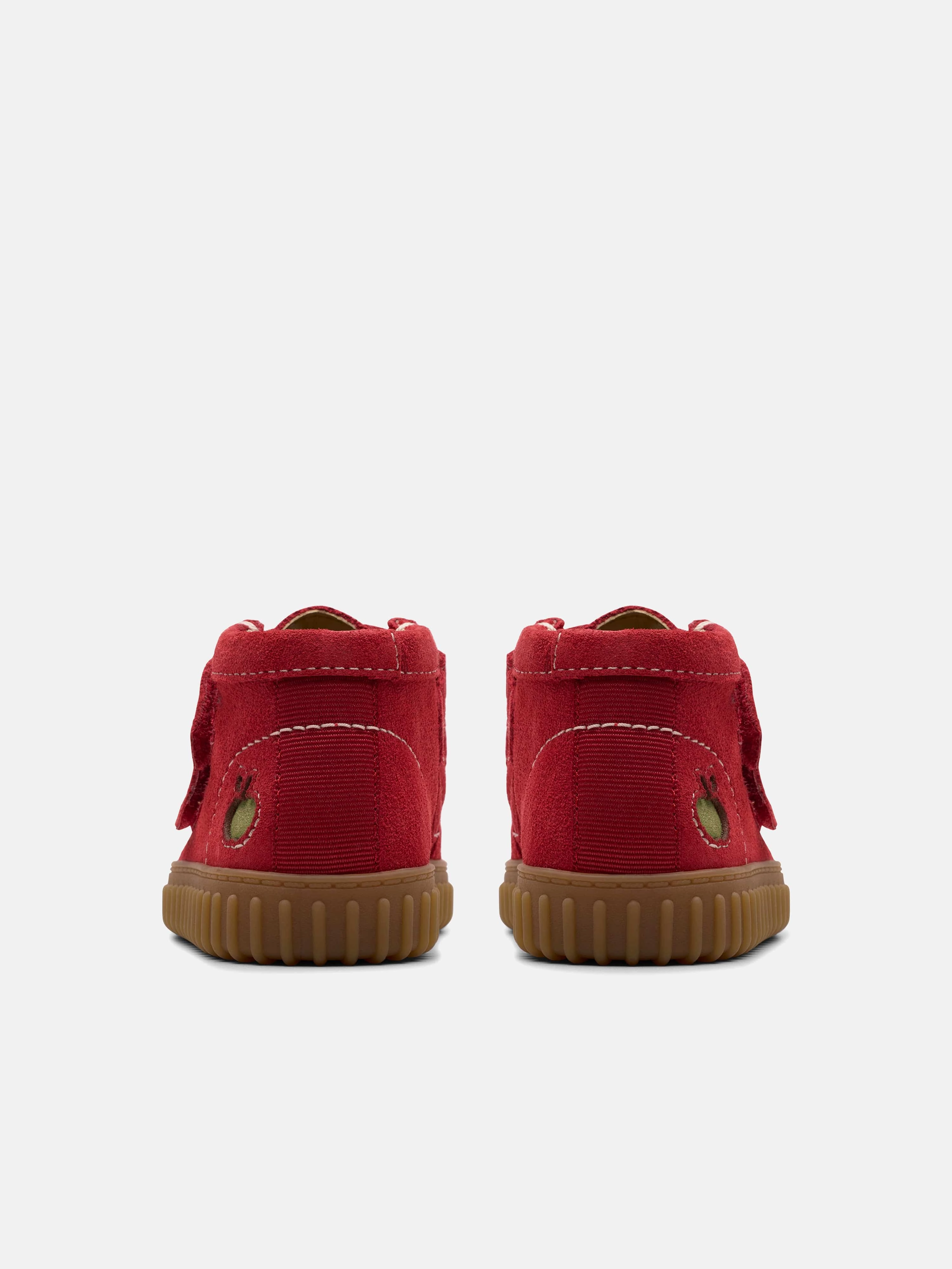 Baby Suede Apple Tor Hill Boots in Red