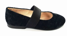 Beberlis Black Kalticos Elastic Strap Mary Jane