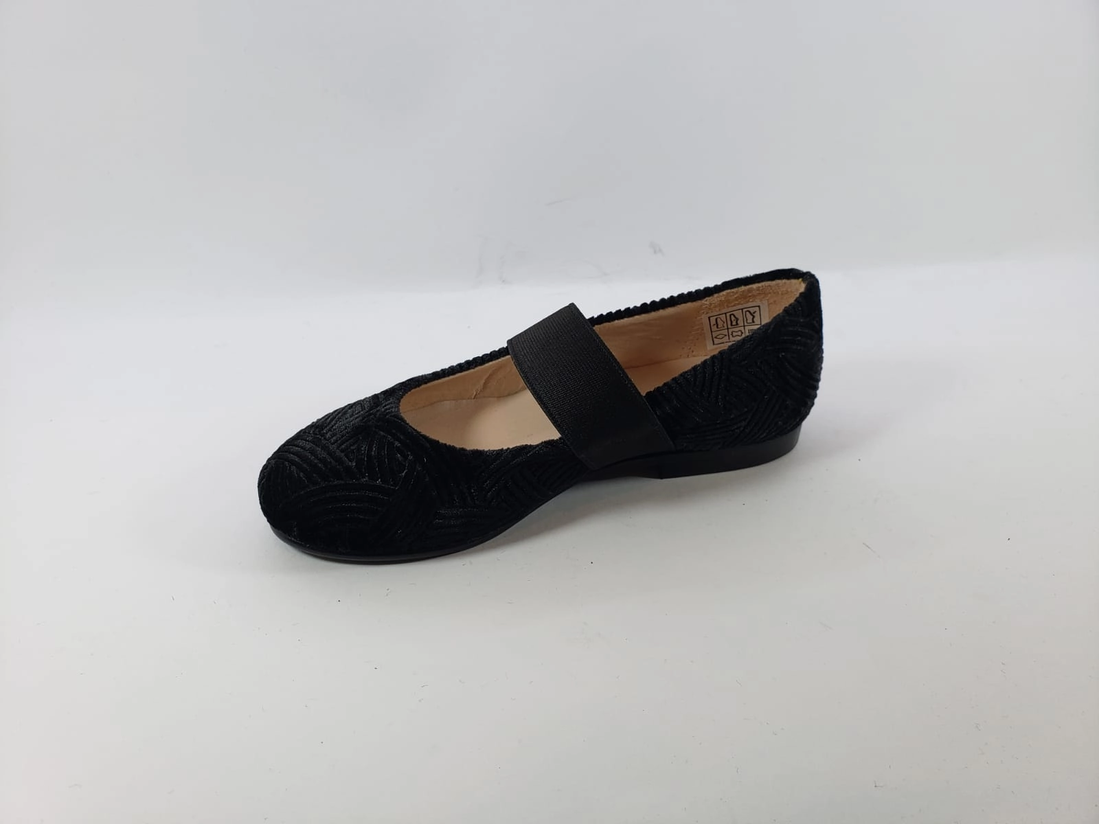 Beberlis Black Kalticos Elastic Strap Mary Jane