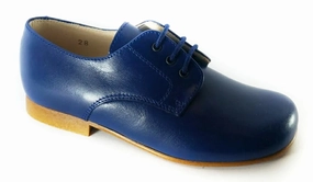 Beberlis Blue Oxford Leather Dress Shoe