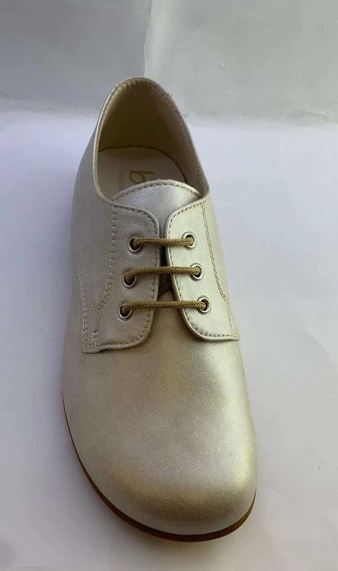 Beberlis Boys Siria Salinas Leather Oxford Dress Shoes