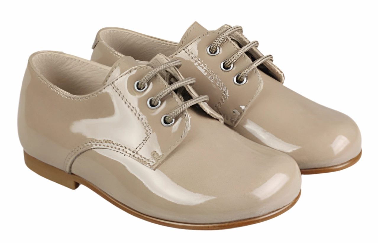 Beberlis Castoro Patent Leather Oxford Dress Shoe