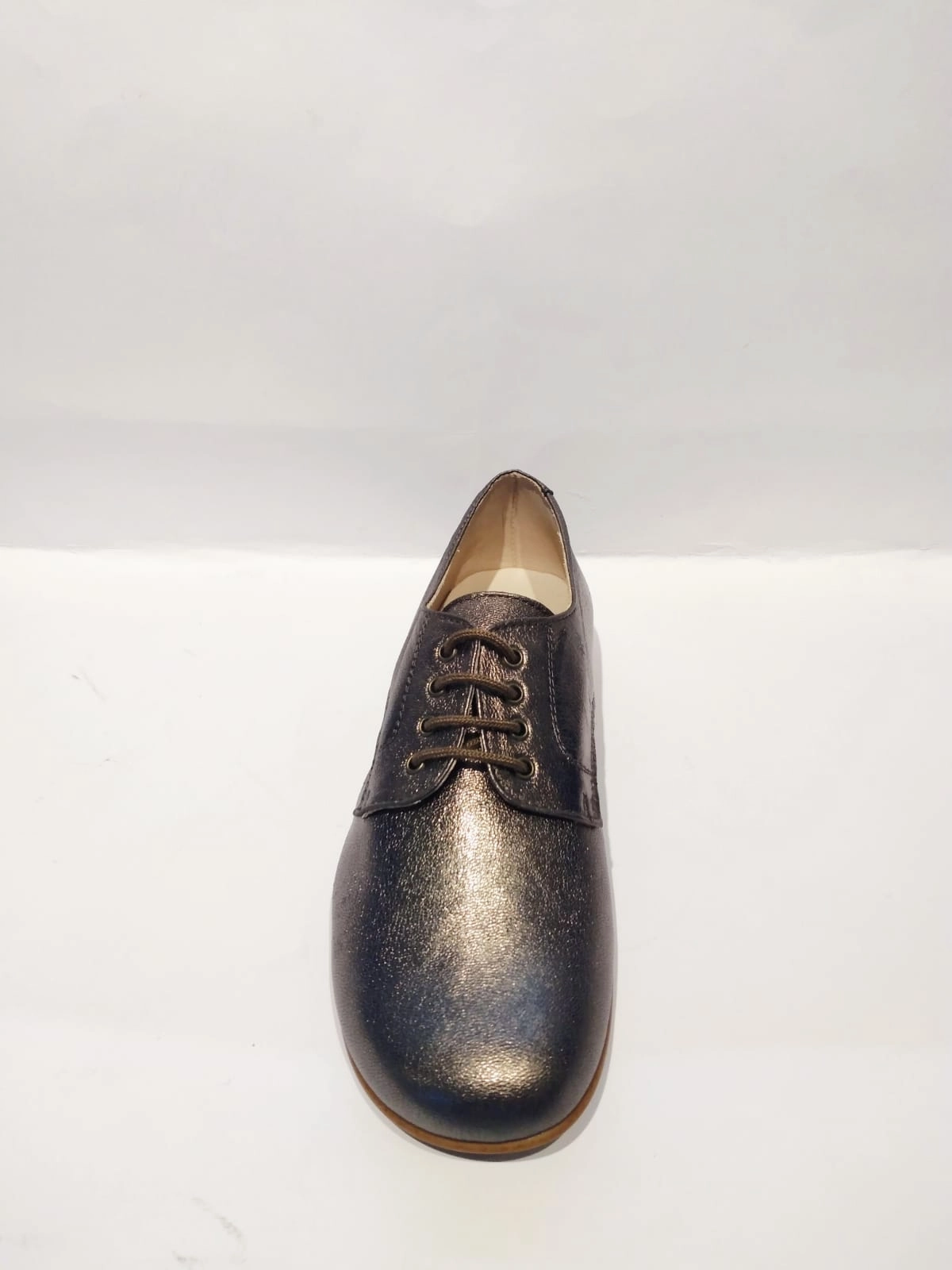 Beberlis Eclat Alquitran Leather Oxford Dress Shoes