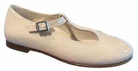 Beberlis Girls Maquilliaje Pink Patent Leather T-Strap