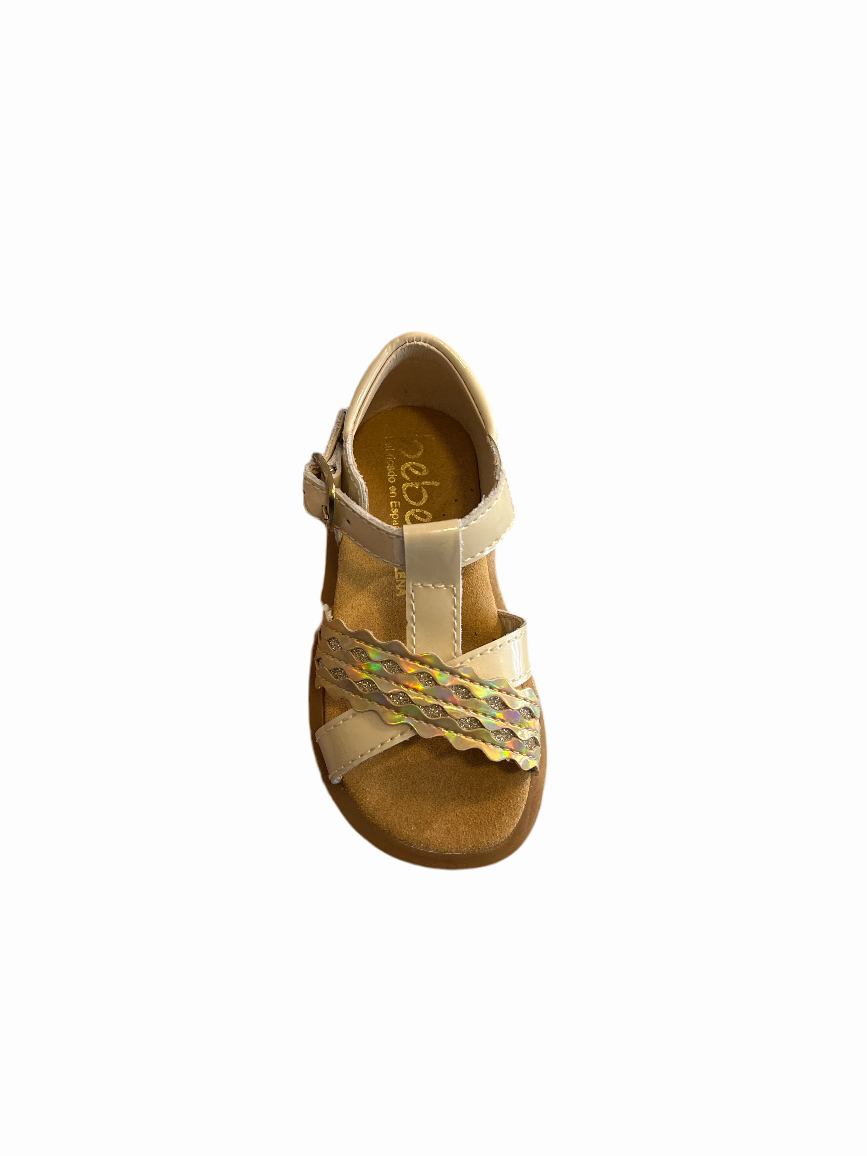 Beberlis Girls Pearl Floral Sandal