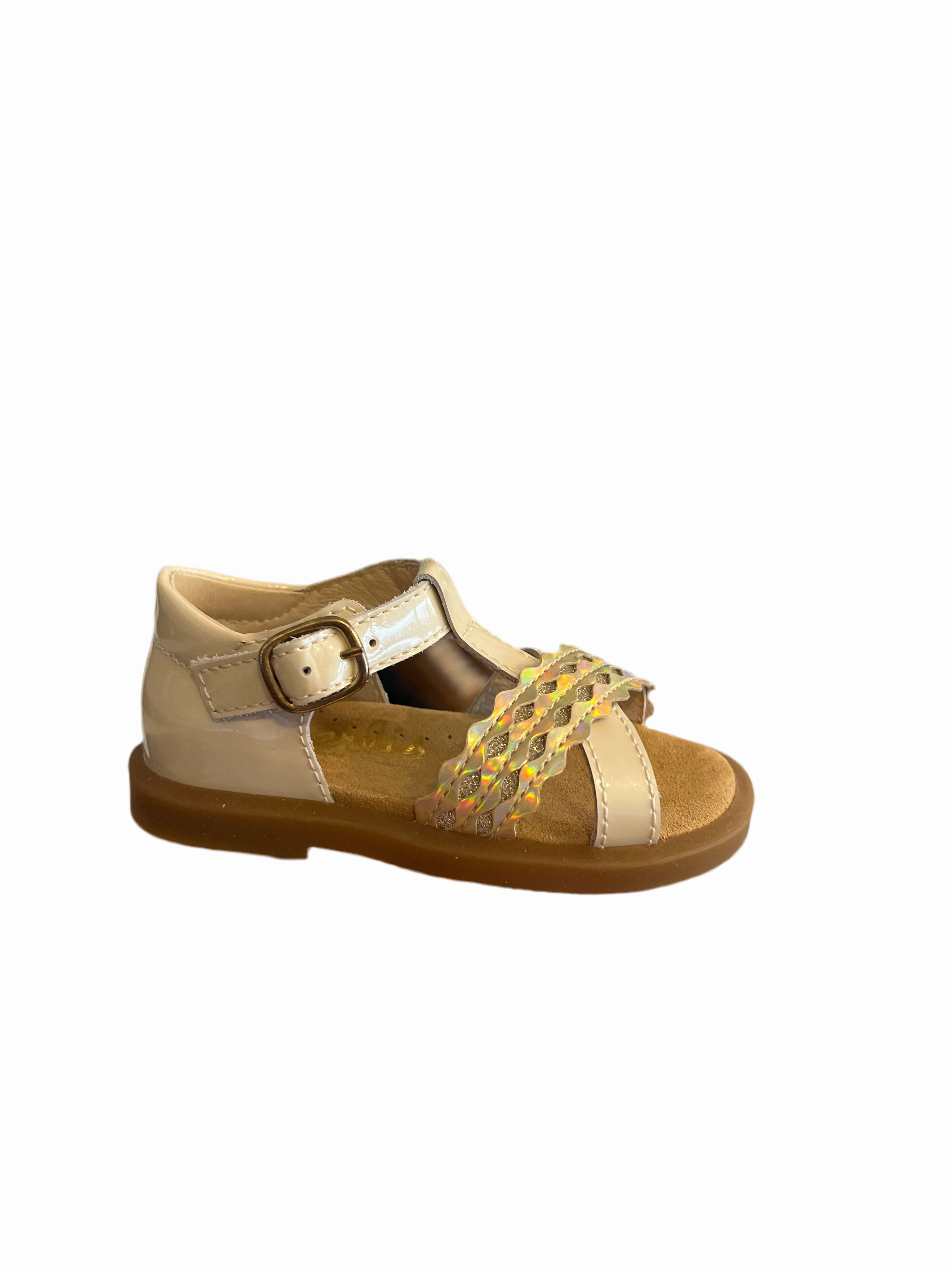 Beberlis Girls Pearl Floral Sandal