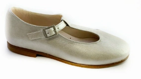 Beberlis Girls Siria Salinas Leather T-Strap