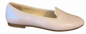 Beberlis Nude Patent Leather Classic Flats