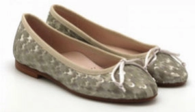 Beberlis Royal Taupe Design Ladies Flats