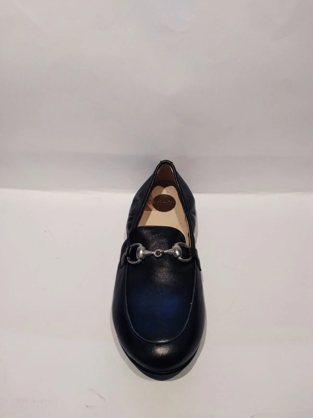 Beberlis Siria Black Leather Buckle Slip On Loafers