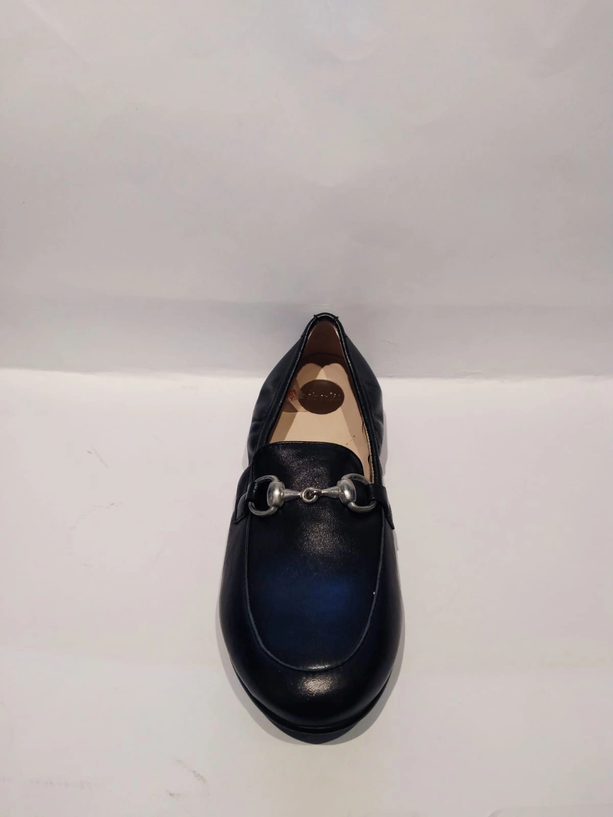 Beberlis Siria Black Leather Buckle Slip On Loafers