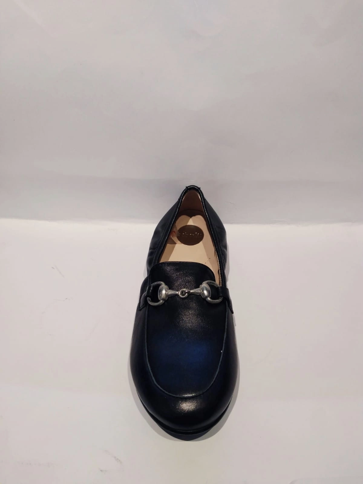 Beberlis Siria Black Leather Buckle Slip On Loafers