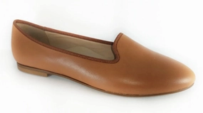 Beberlis Tan Cuero Leather Classic Flats