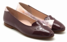 Beberlis Woman's Patent Leather Designed Flats