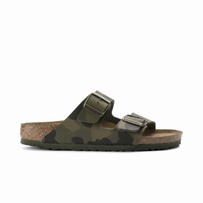 Birkenstock Arizona - Desert Soil Camouflage Green Birko-Flor