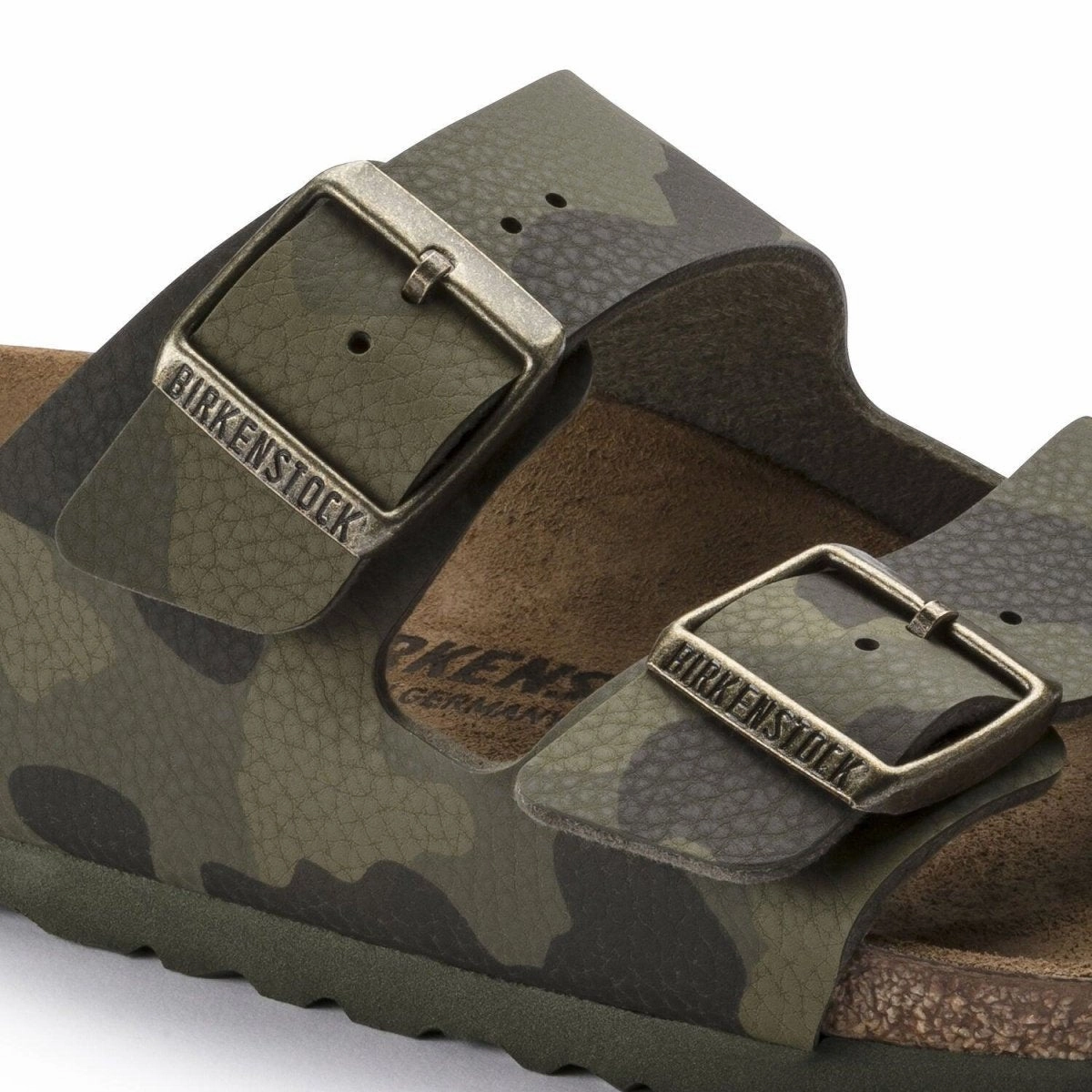Birkenstock Arizona - Desert Soil Camouflage Green Birko-Flor