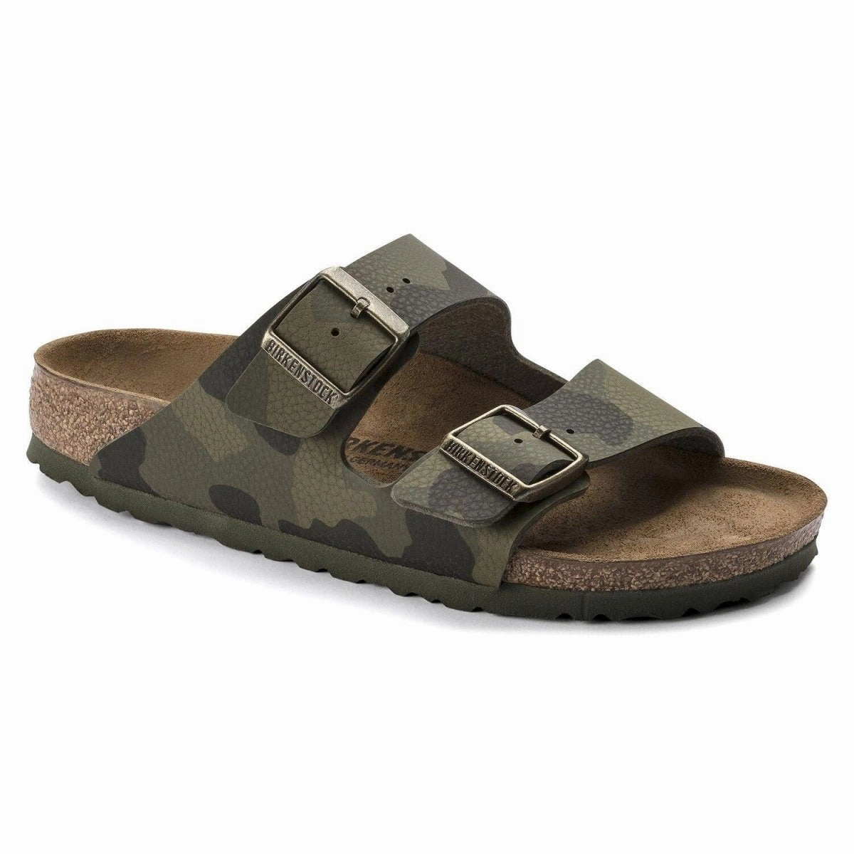 Birkenstock Arizona - Desert Soil Camouflage Green Birko-Flor