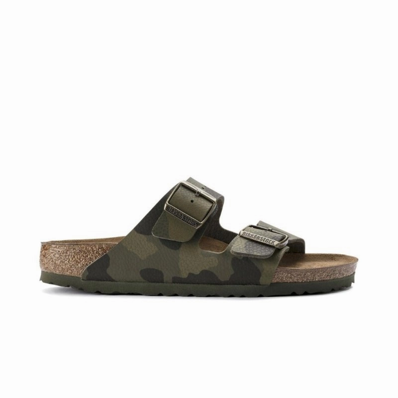 Birkenstock Arizona - Desert Soil Camouflage Green Birko-Flor
