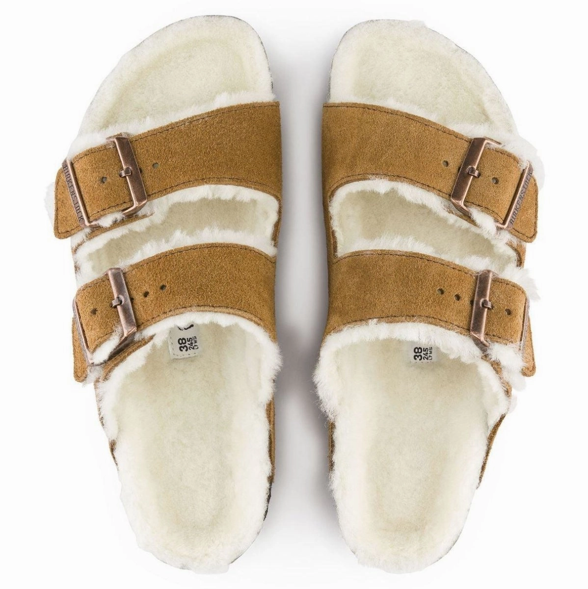 Birkenstock Arizona Shearling - Mink Suede